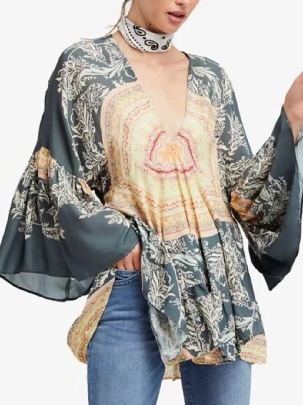 FREE PEOPLE SUNSET DREAMS TUNIC